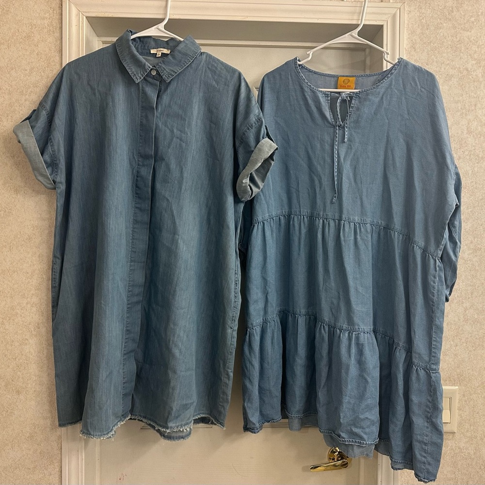 Two Women’s Denim Dresses